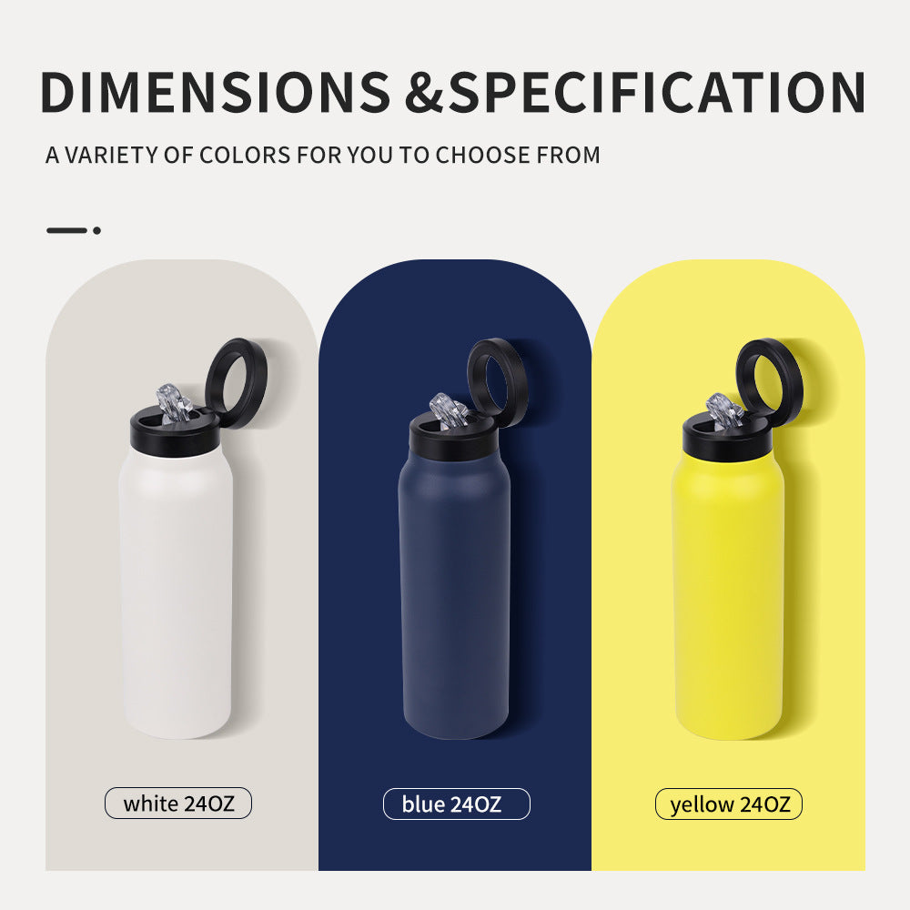 Water Bottle with Magnetic Tripod