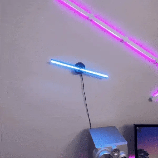 3D Holographic Machine Fan