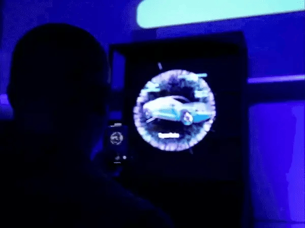 3D Holographic Machine Fan